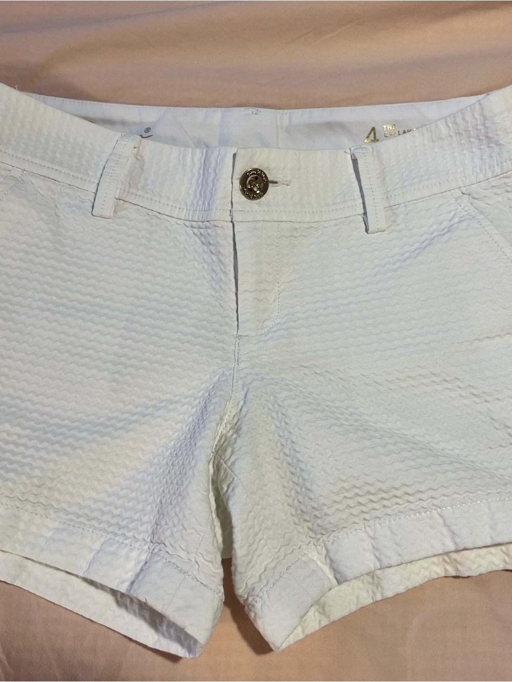 White Lilly Pulitzer Callahan Textured Women’s Shorts size 4